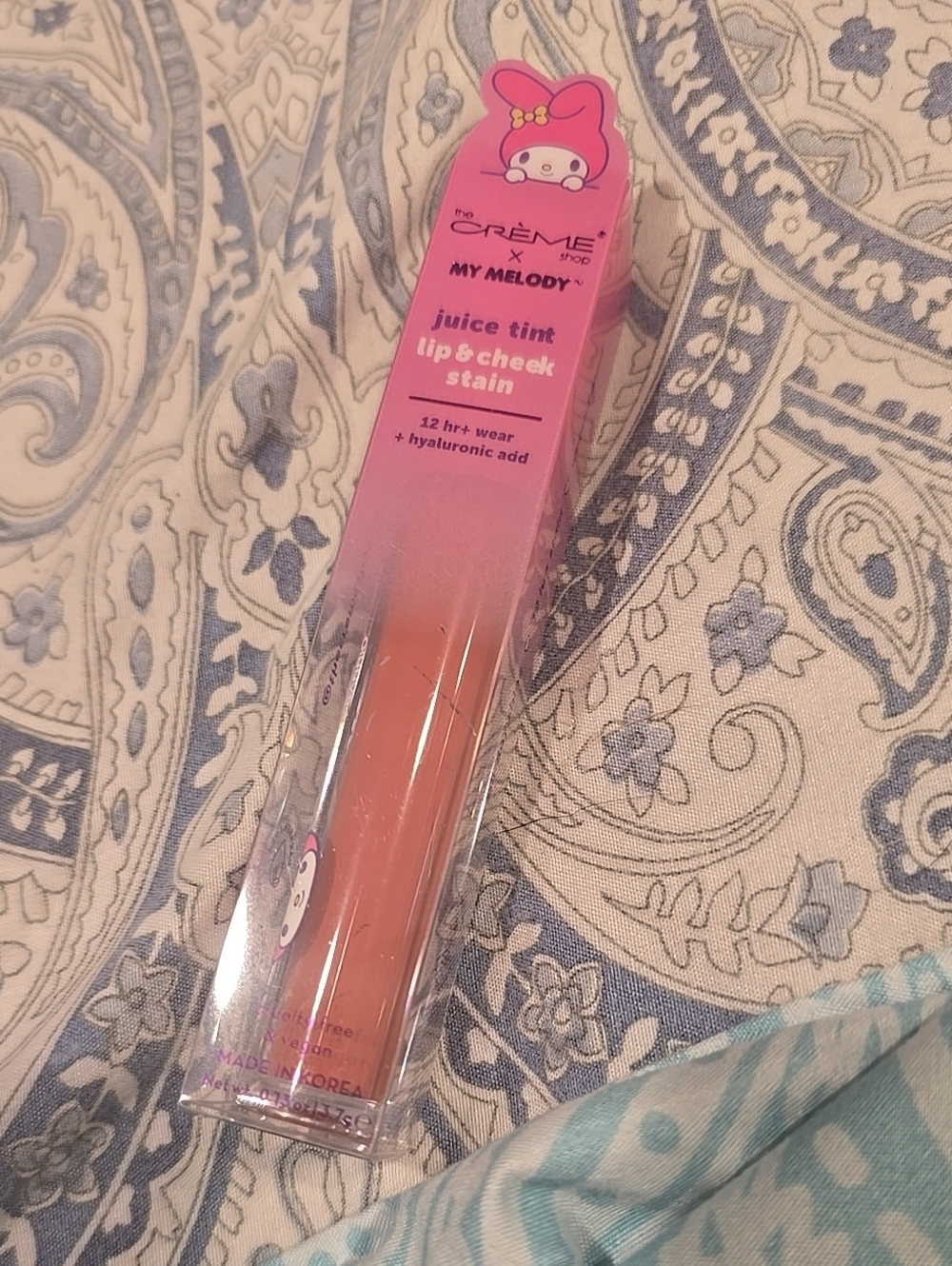 ❤️5/$25 The Crème Shop My Melody Juice Tint Cookie Crush Lip & Cheek Stain NIB